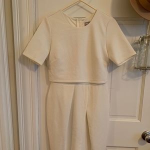 [ASOS] White Midi Tulip Dress